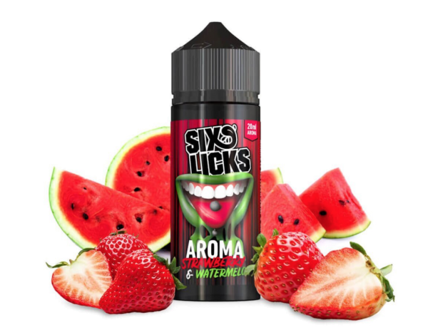 Six Licks - Aroma Strawberry &amp; Watermelon 20ml