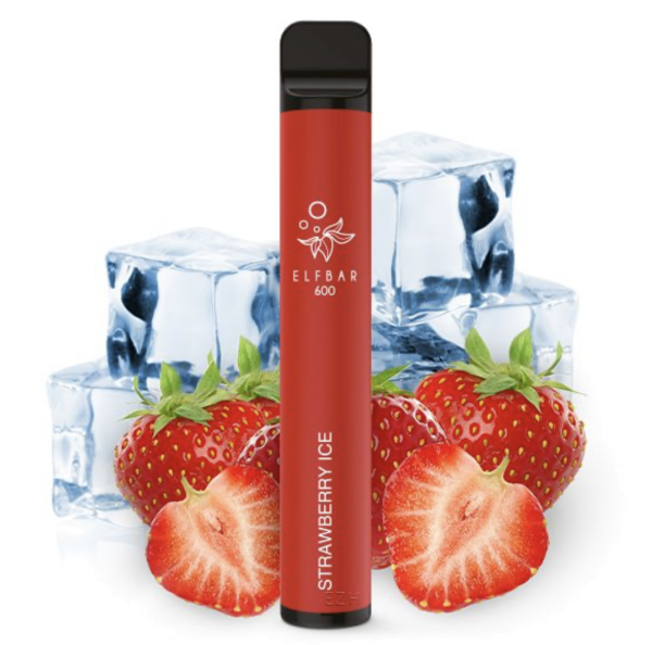 Elfbar 600 - Strawberry Ice - Nikotinfrei